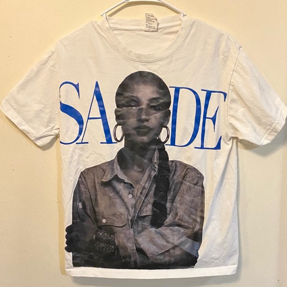 SADE Graphic Tee, White - Picture 1 of 1